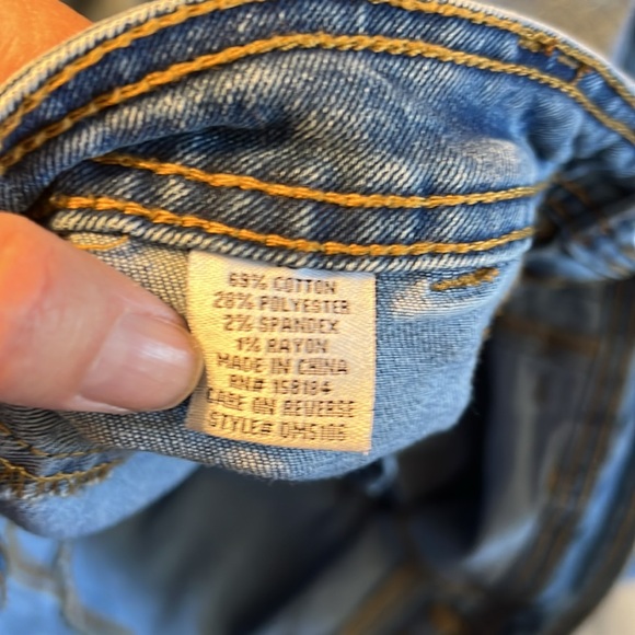 Wide leg jeans, great stretch, 32, so cozy - Picture 6 of 7